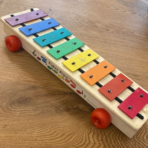 🎀 VINTAGE 🎀 Fisher Price Xylophone Toy - Picture 1 of 7